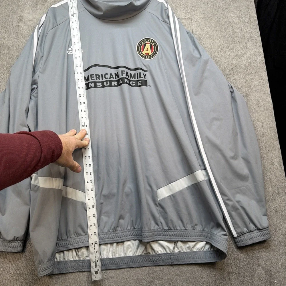 Atlanta United FC Adidas‎ Pullover Windbreaker Jacket Men's 3XL